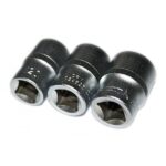 Nasadki 1/2″ TORX-E, 9 szt na szynie