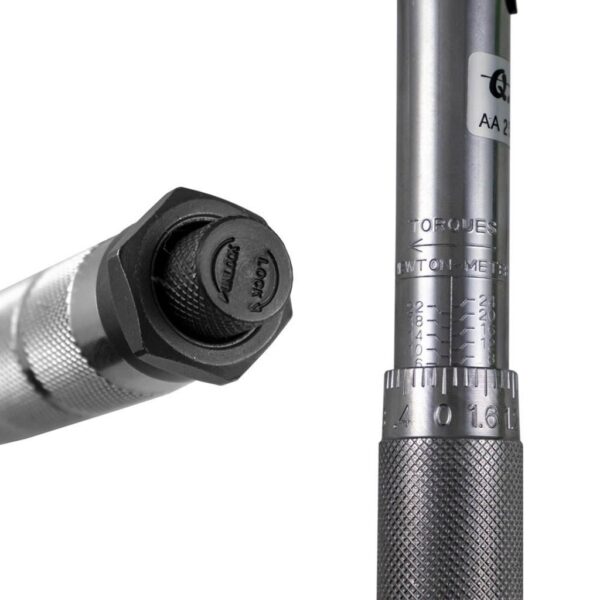 KLUCZ dynamometryczny 1/4″ 2–24 Nm grzechotka klik stal CrV