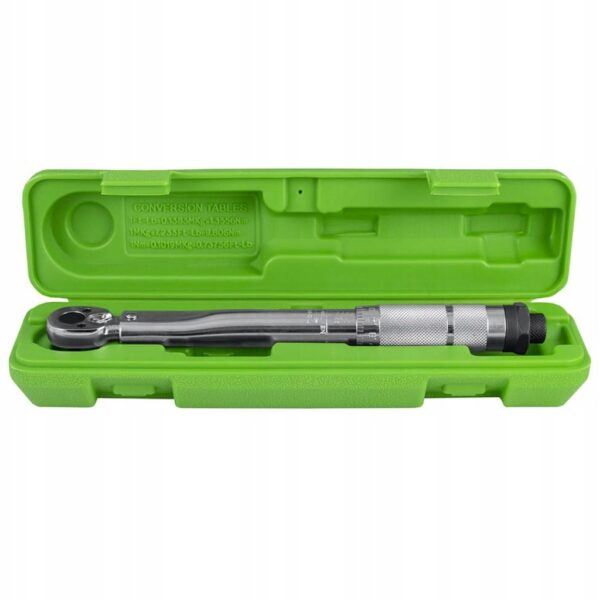 KLUCZ dynamometryczny 1/4″ 2–24 Nm grzechotka klik stal CrV
