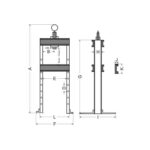 Prasa hydrauliczno-pneumatyczna 30T