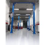 Podnośnik dwukolumnowy NORTEC PRO 4T, ŁĄCZONY GÓRĄ 4.5m