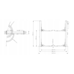 Podnośnik dwukolumnowy NORTEC PRO 4 T PD4000