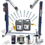 Podnośnik dwukolumnowy 4200KG BUSY SZEROKI 3310mm 2,2kW + olej MELL PRO