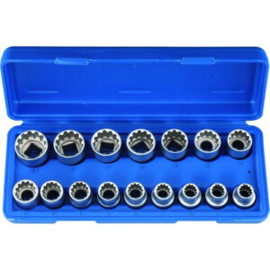 Nasadki VarioPlus, 1/2", 8-24 mm, 16 szt.