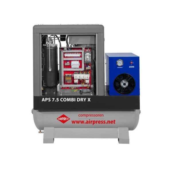 Kompresor śrubowy APS 7.5 Combi Dry X 10 bar 7.5 KM 690 l/min 200 l