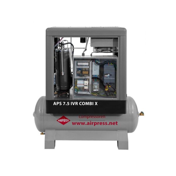 Kompresor śrubowy APS 7.5/200 IVR Combi X 10 bar 7.5 KM 690 l/min 200 l