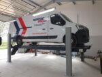 Podnośnik czterokolumnowy 6,4T pod geometrię PO640 TITAN NORTEC
