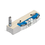 Podnośnik STEMPLOWY elektro-hydrauliczny RAVAGIOLI 5500kg