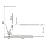Podnośnik kolumnowy ProGear L125.ELM 2500kg mobilny