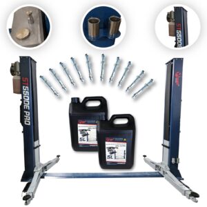 PODNOŚNIK Dwukolumnowy 5500kg SZEROKI 400V MELL PRO