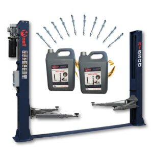 PODNOŚNIK Dwukolumnowy 5500kg SZEROKI 400V MELL PRO