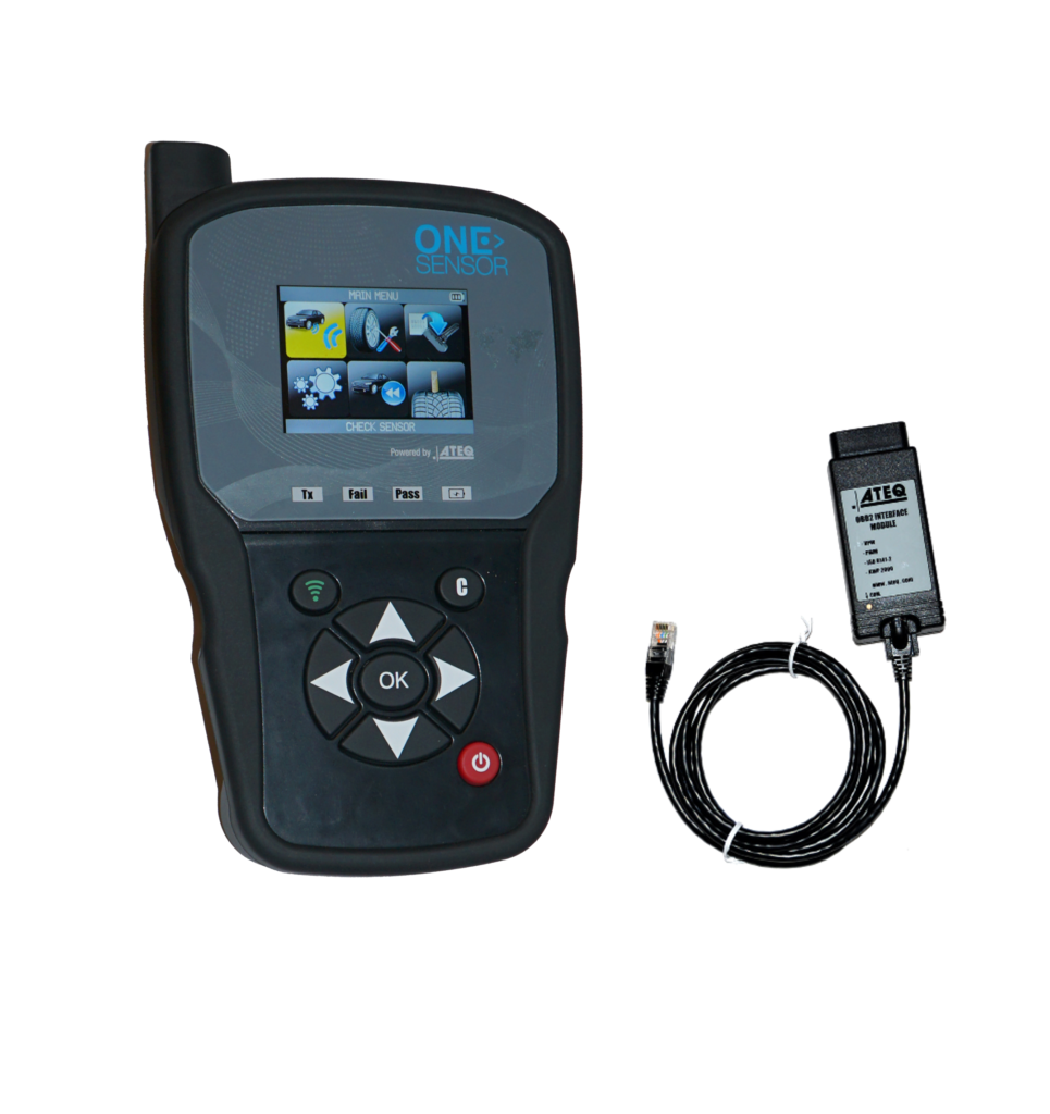 Programator, czytnik Urządzenie ATEQ VT46 + 4 czujniki One-Sensor TPMS ...