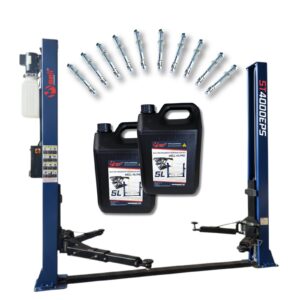 Podnośnik dwukolumnowy automatyczny system APS 4T 400V ramiona 2×3 olej kotwy ST4000EPS MELL PRO
