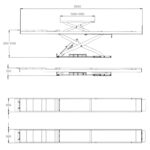 PODNOŚNIK NOŻYCOWY diagnostyczny 5,5T geometria MELL PRO