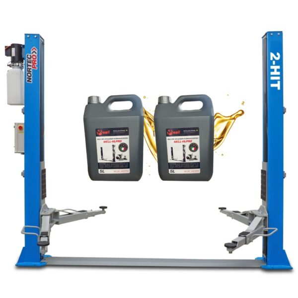 PODNOŚNIK dwukolumnowy AUTOMAT 4T 400V NORTEC + OLEJ