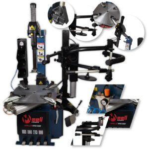 Montażownica do opon kół Automatyczna MELL WRS 500 26" + ramię Run Flat MELL PRO