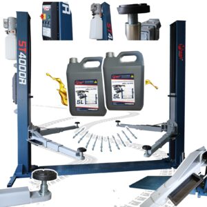 Podnośnik dwukolumnowy samochodowy z ramą 4T / 400V Mell PRO AUTOMAT