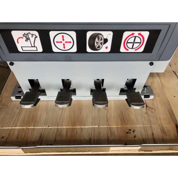 Zestaw 3w1 GRUBBER podnośnik nożycowy 3,5T + montażownica automat +  wyważarka automat
