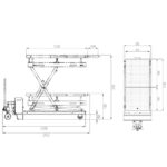 Podnośnik do baterii samochodowych WP1500 NORTEC PRO