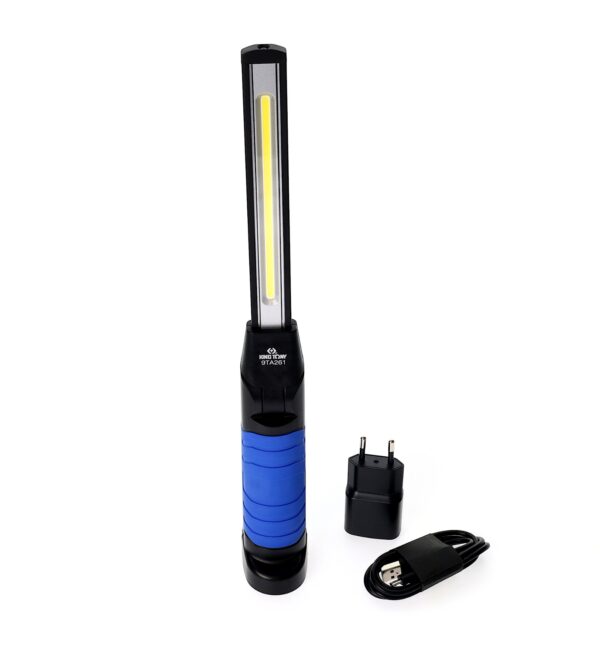 Latarka warsztatowa King Tony “SLIM” 6W COB + 1 SMD z ładowarką