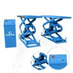 Podnośnik nożycowy podposadzkowy wysokiego podnoszenia 3.5T CASTEX QJY3.2-1 – do samochodów osobowych i dostawczych