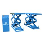 Podnośnik nożycowy podposadzkowy wysokiego podnoszenia 3.5T CASTEX QJY3.2-1 – do samochodów osobowych i dostawczych