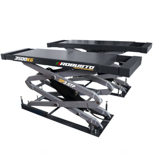 Podnośnik podposadzkowy nożycowy 3500kg 380V SP3.5TP + OLEJ 15L ROBUSTO