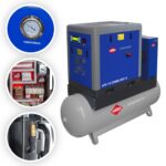 Kompresor śrubowy APS 10 Combi Dry X 10 bar 10 KM/7.5 kW 920 l/min 500 l AIRPRESS