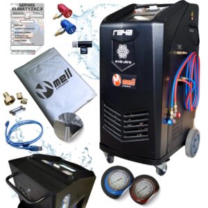 Stacja klimatyzacji Mell Pro ARCTIC ULTRA automatyczna R134A lub R1234YF dotykowy ekran z drukarką