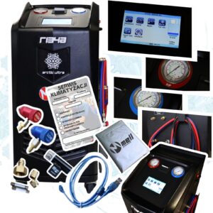 Stacja klimatyzacji Mell Pro ARCTIC ULTRA automatyczna R134A lub R1234YF dotykowy ekran z drukarką