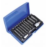 Zestaw bitów HEX do wykręcania śrub 1/4″ i 1/2″