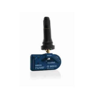 Uniwersalny czujnik monitorowania ciśnienia w oponach Bosch QUICK FIT Zawór gumowy czarny, typ zatrzaskowy