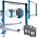 Podnośnik dwukolumnowy elektrohydrauliczny łączony górą 4T BestLift