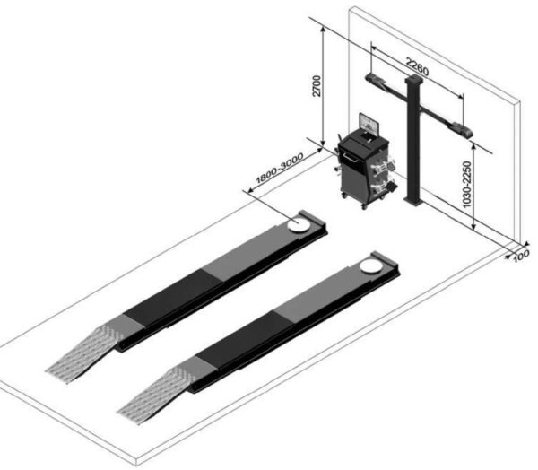 Urządzenie do geometrii kół 3D TreadPlus 9000 AIO