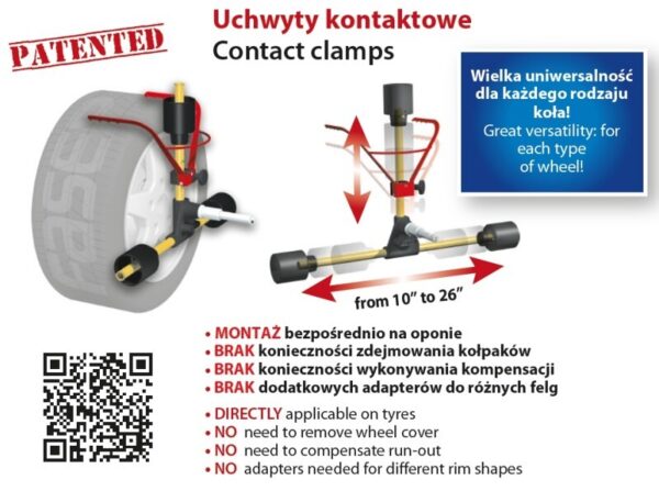 Zestaw do geometrii kół Fasep VCO-KE VAPS