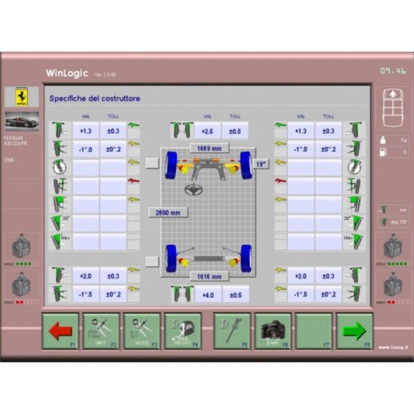 Zestaw do geometrii kół Fasep VDP-S2 Power Scenic