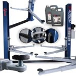 PODNOŚNIK Dwukolumnowy półautomatyczny 4000KG 230V 1900mm MELL PRO