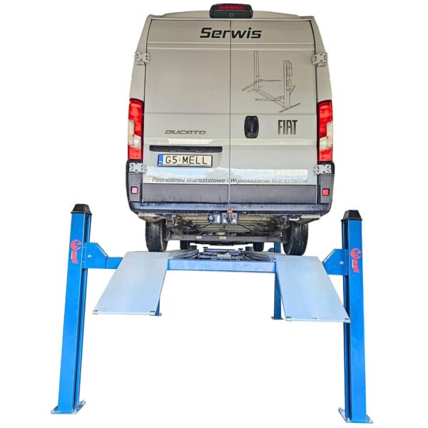 Podnośnik Czterokolumnowy 55500KG 400V 1800mm pod geometrię MELL PRO