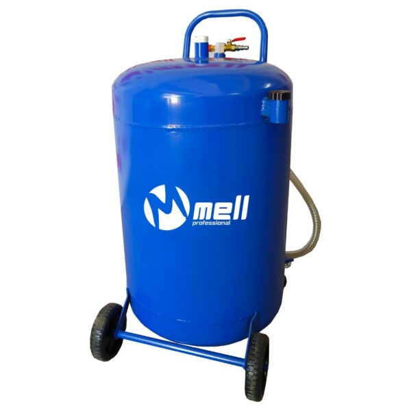 Podnośnik czterokolumnowy 5500KG 400V pod geometrię + Zlewarko-wysysarka 90L MELL PRO
