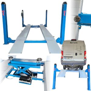 Podnośnik Czterokolumnowy 55500KG 400V 1800mm pod geometrię MELL PRO