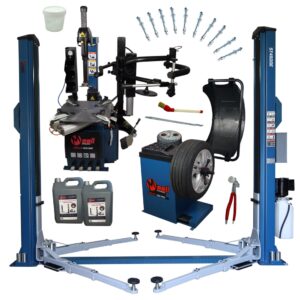 Podnośnik elektrohydrauliczny czterokolumnowy 5,5T pod geometrię NOWOŚĆ!