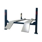 Podnośnik czterokolumnowy 5500KG 400V pod geometrię + Zlewarko-wysysarka 90L MELL PRO