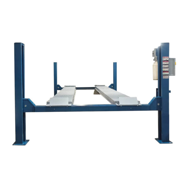 Podnośnik czterokolumnowy 5500KG 400V pod geometrię + Zlewarko-wysysarka 90L MELL PRO
