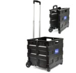 WÓZEK Transportowy SKŁADANY 35kg – Skrzynia na kółkach