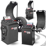 Montażownica do opon automat 26″ z RunFlat + Wyważarka do kół Grubber