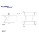 Mobilny podnośnik 3500KG nożycowy 400V Weber