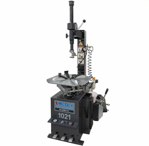 Montażownica do aut osobowych 12–21″ 230V Weber