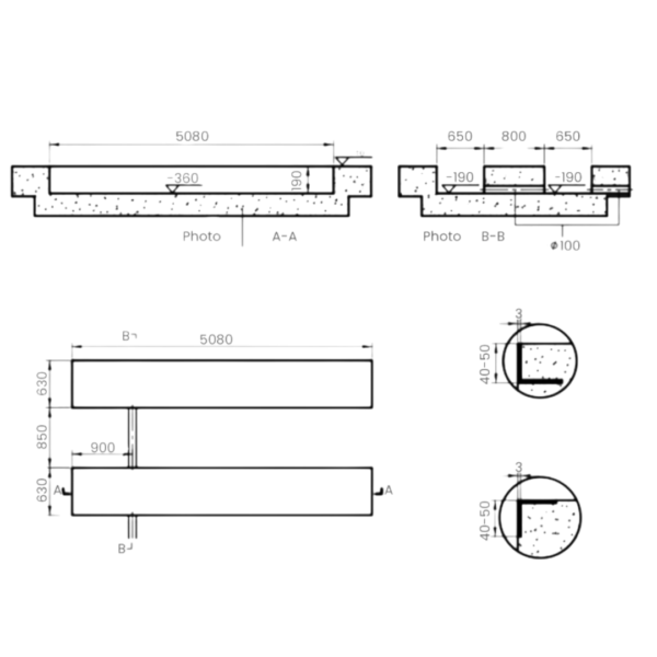 PODNOŚNIK NOŻYCOWY naposadzkowy 5,5T + NAJAZDY pod geometrie Mell Pro