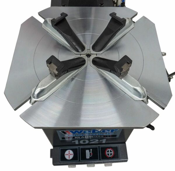 Montażownica do aut osobowych 12–21″ 230V Weber