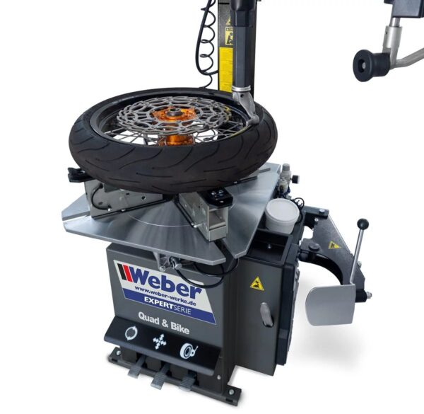 Montażownica do opon motocyklowych 3,6″-24″ 400V Weber